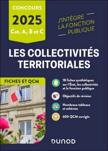 Les collectivités territoriales en fiches et QCM - 2025 - Odile Meyer, Franck Sajet - Dunod