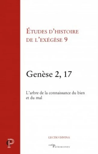 GENÈSE 2, 17 -  DAHAN GILBERT - Editions du Cerf