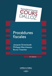 Procédures fiscales. 12e éd. (N)