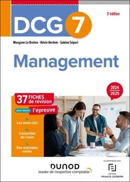 DCG 7 Management - Fiches de révision - 3e éd.