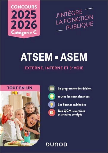 Concours ATSEM ASEM  - Tout-en-un - 2025-2026 - Corinne Pelletier - Dunod