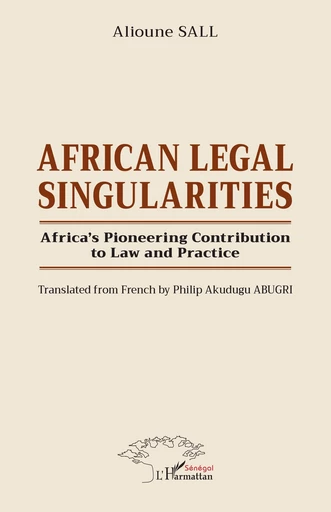 African Legal Singularities - Alioune Sall - Harmattan Sénégal