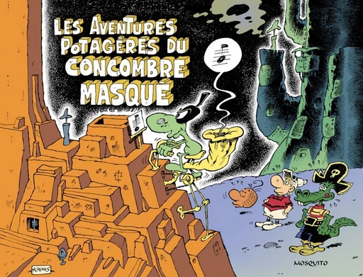 Les Aventures potagères du concombre masqué -  Nikita Mandryka - Editions Mosquito