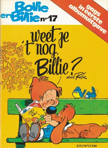 Weet je 't nog, Billie? - Jean Roba - Standaard Uitgeverij