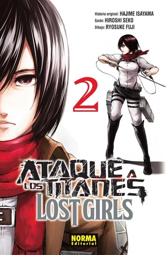 Ataque a los titantes Lost Girls 2 - Ryosuke Fuji Hajime Isayama - Norma