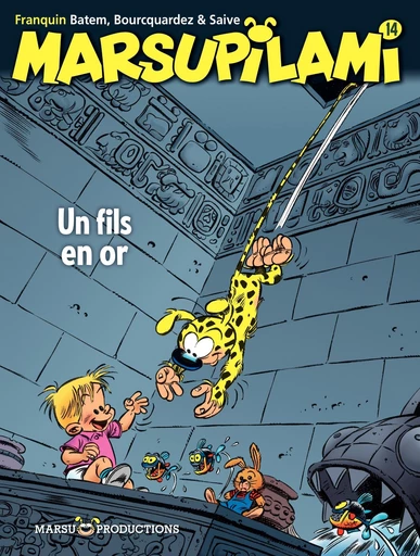 Marsupilami – tome 14 - Un fils en or -  Batem, Olivier Saive - Marsu