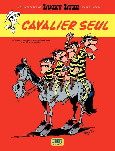 Les aventures de Lucky Luke d'après Morris - Tome 5 - Cavalier seul - Tonino Benacquista, Daniel Pennac,  Achdé - Lucky Comics