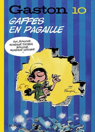 Gaston - Tome 10 - Gaffes en pagaille -  Franquin - Dupuis