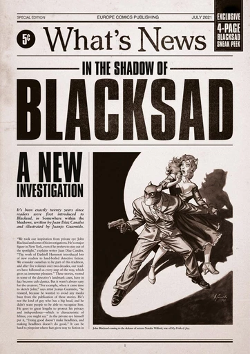 Blacksad - Special Edition: What's News - Canales Juan Díaz - Europe Comics