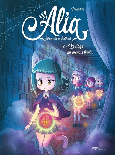 Alia, chasseuse de fantômes - Tome 2 - Le stage au manoir -  Brunowaro - Jungle