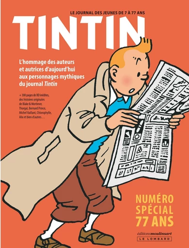 Journal Tintin - spécial 77 ans -  Collectif - Le Lombard