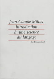 Introduction à une science du langage