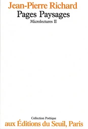 Microlectures. Pages paysages