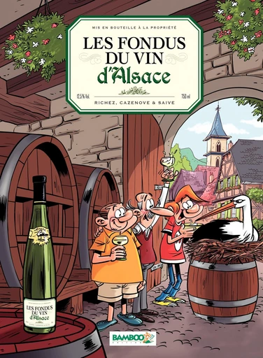 Les Fondus du vin d'Alsace - Christophe Cazenove, Hervé Richez - Bamboo