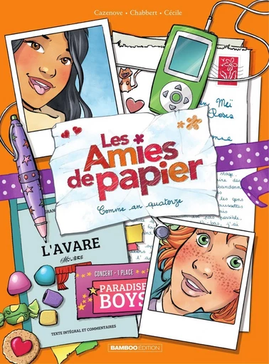 Les amies de papier - Tome 4 - Christophe Cazenove, Ingrid Chabert - Bamboo