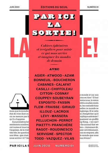 Par ici la sortie ! -  Collectif - Editions du Seuil