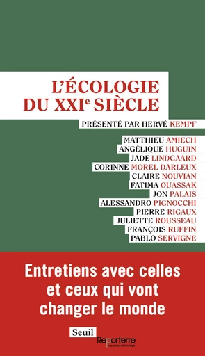 L'écologie du XXIe siècle -  Collectif - Editions du Seuil