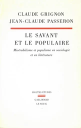 Le Savant et le populaire