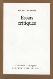 Essais critiques