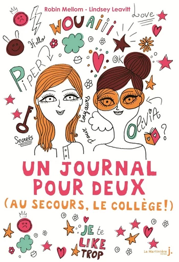 Un journal pour deux. Au secours, le collège ! - Robin Mellom, Lindsey Leavitt - DLM Jeunesse