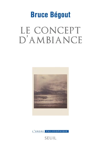 Le Concept d'ambiance - Bruce Bégout - Seuil