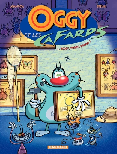 Oggy et les  Cafards - Tome 1 - Plouf, Prouf, Vrooo ! - Diego Aranega - Dargaud