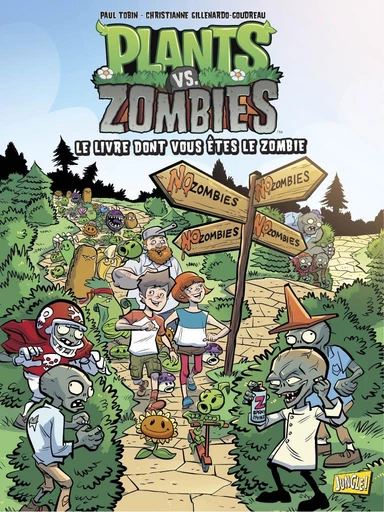 Plants vs Zombies - Tome 16 - Le livre dont vous êtes le zombie - Paul Tobin - Jungle