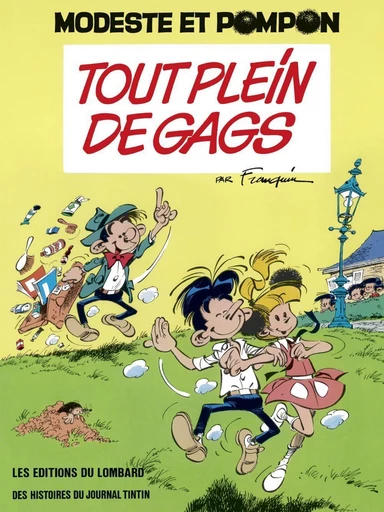 Modeste et Pompon - Tome 3 - Tout plein de gags -  Franquin,  Greg,  Peyo,  Tibet,  Goscinny - Le Lombard