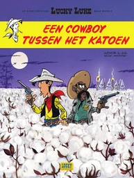 Een cowboy tussen het katoen