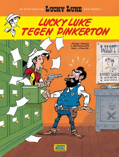 Lucky Luke tegen Pinkerton - Tonino Benacquista, Daniel Pennac - Standaard Uitgeverij