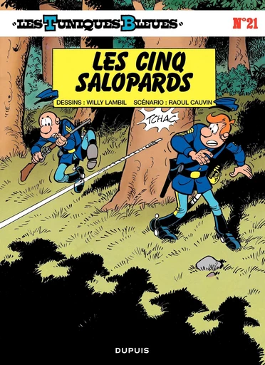 Les Tuniques Bleues - Tome 21 - Les 5 Salopards - Raoul Cauvin - Dupuis