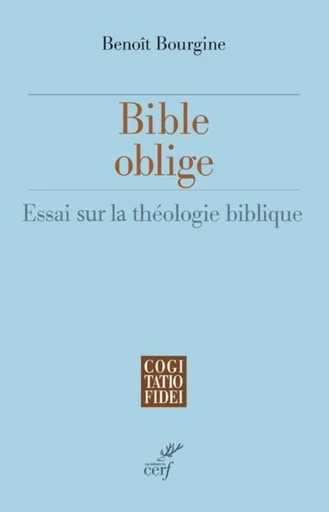 BIBLE OBLIGE -  BOURGINE BENOIT - Editions du Cerf