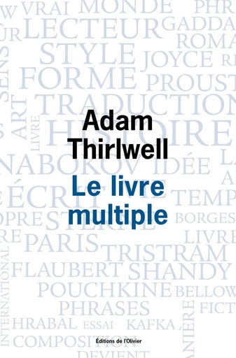 Le Livre multiple - Adam Thirlwell - Olivier (De l')