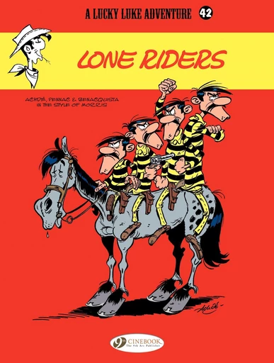 Lucky Luke - Volume 42 - Lone Riders - Tonino Benacquista, Daniel Pennac - Cinebook