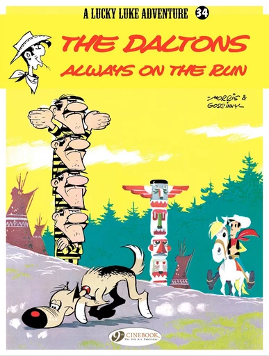 Lucky Luke - Volume 34 - The Daltons Always on the Run - René Goscinny,  Morris - Cinebook