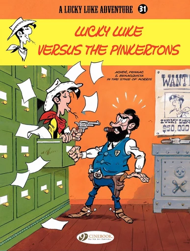 Lucky Luke - Volume 31 - Lucky Luke versus The Pinkertons - Tonino Benacquista, Daniel Pennac,  Achdé - Cinebook