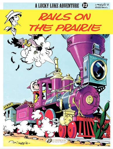 Lucky Luke - Volume 32 - Rails on the Prairie - René Goscinny,  Morris - Cinebook