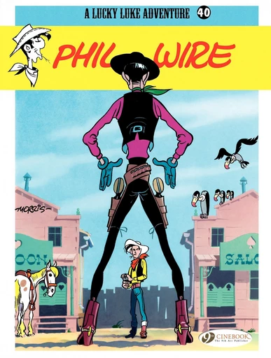 Lucky Luke - Volume 40 - Phil wire -  René Goscinny - Cinebook