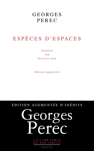 Espèces d'espaces - Georges Perec - Seuil