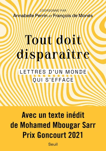 Tout doit disparaître -  Collectif - Seuil