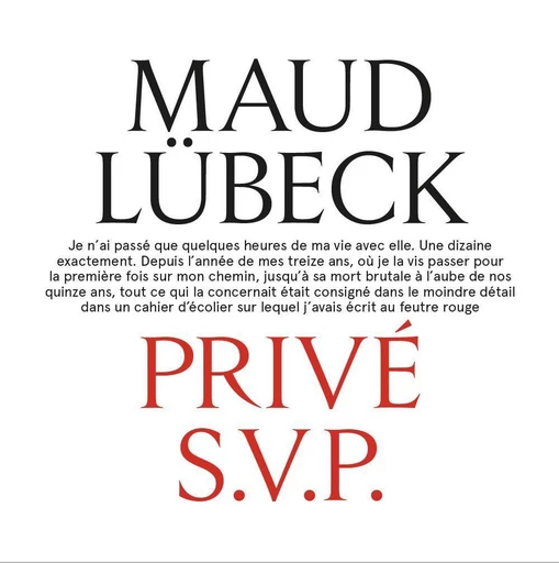 Privé S.V.P. - Maud Lübeck - Le Nouvel Attila