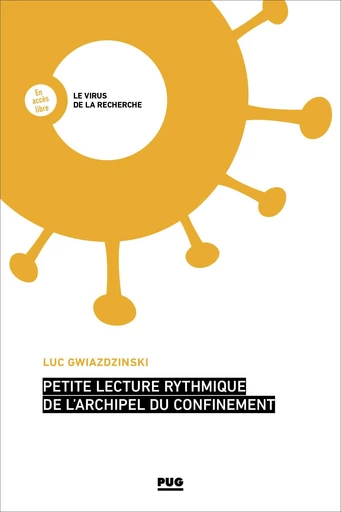 Petite lecture ryhtmique de l'archipel du confinement - Luc Gwiazdzinski - PUG - Presses universitaires de Grenoble