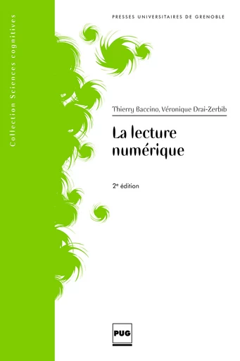 La Lecture numérique - Thierry Baccino - PUG - Presses universitaires de Grenoble