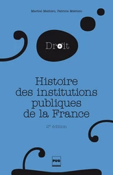 Histoire des institutions publiques de la France