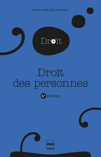 Droit des personnes - Bruno Petit - PUG - Presses universitaires de Grenoble