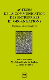 Acteurs de la communication des entreprises et des organisations