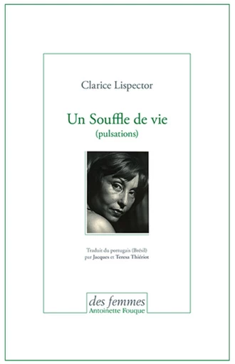 Un souffle de vie - Clarice Lispector - Des femmes