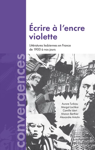 Ecrire a l'encre violette - Aurore Turbiau, Margot Lachkar, Camille Islert, Manon Berthier, Alexandre Antolin - Le Cavalier Bleu