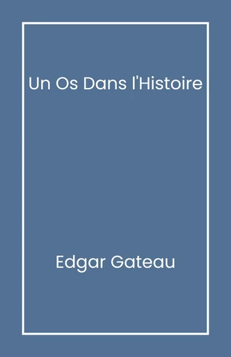 Un os dans l'histoire - Edgar Gateau - Librinova