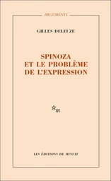 Spinoza et le problème de l'expression